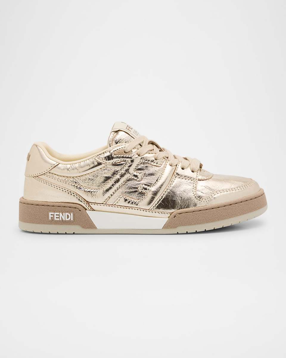 Match Metallic Low-Top Sneakers